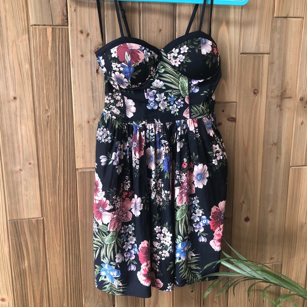 Floral mini dress